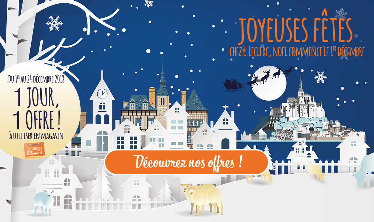 joyeuses fetes avec e-leclerc